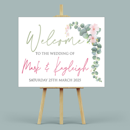 BEN - Wedding Welcome Sign