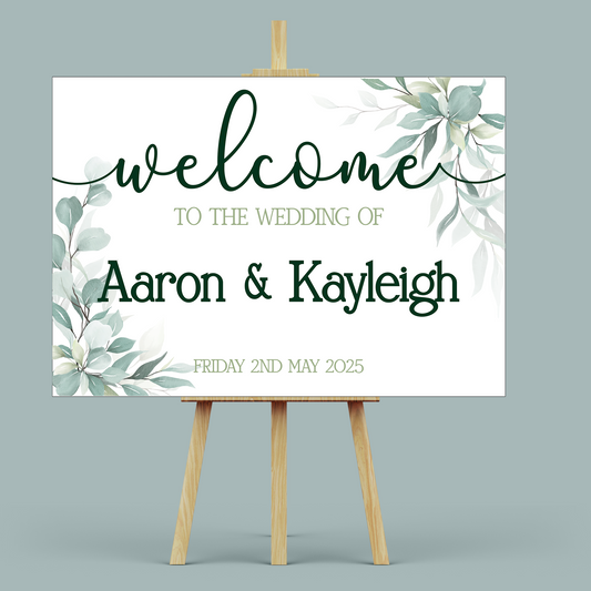 SHELDON - Wedding Welcome Sign