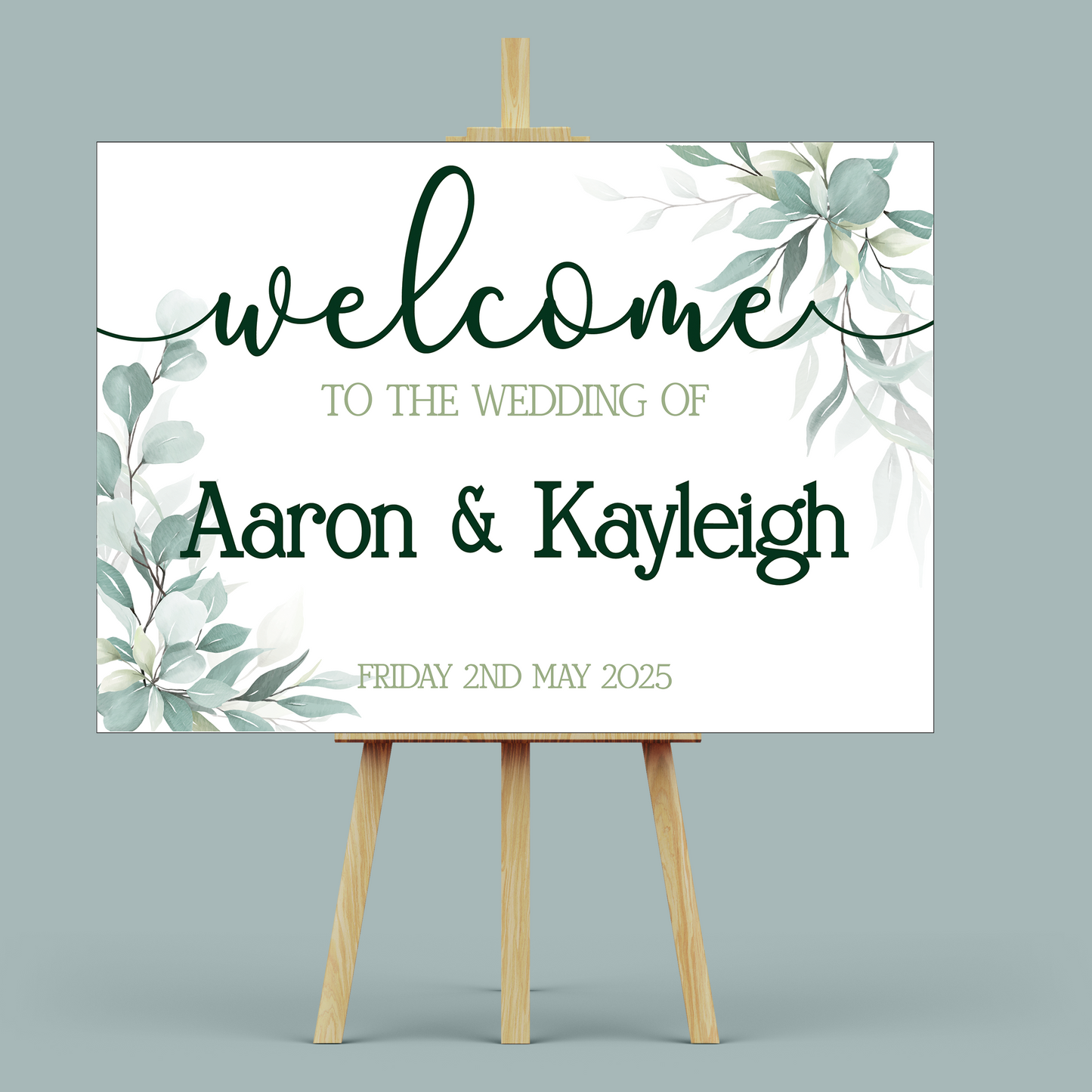 SHELDON - Wedding Welcome Sign
