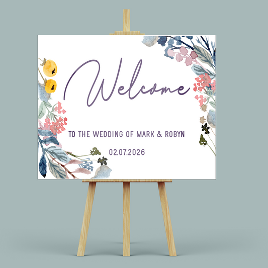 WALTER - Wedding Welcome Sign
