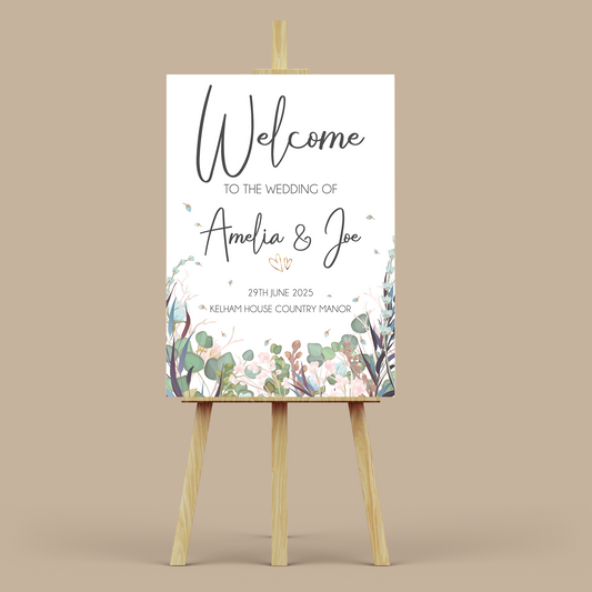 ANNIE - Wedding Welcome Sign