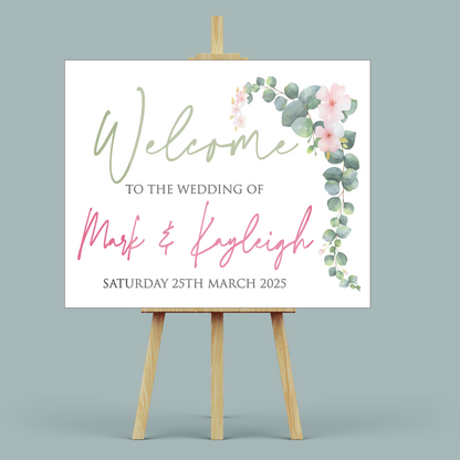 BEN - Wedding Welcome Sign