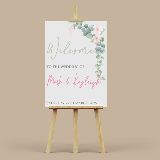 BEN - Wedding Welcome Sign
