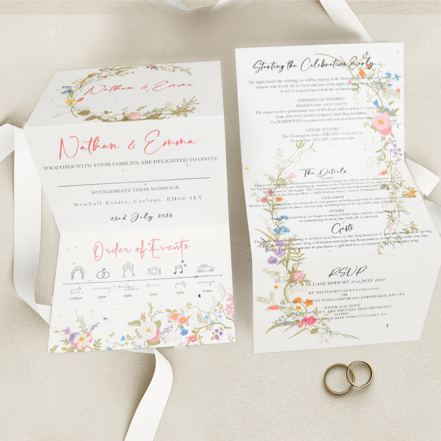 EMMA - Classic Wedding Invitation Range