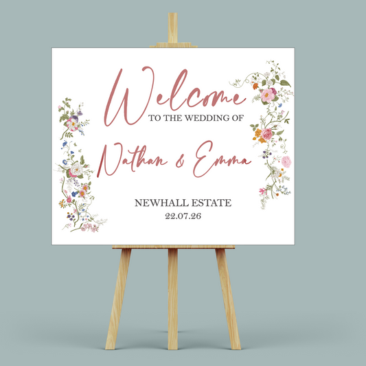 EMMA - Wedding Welcome Sign
