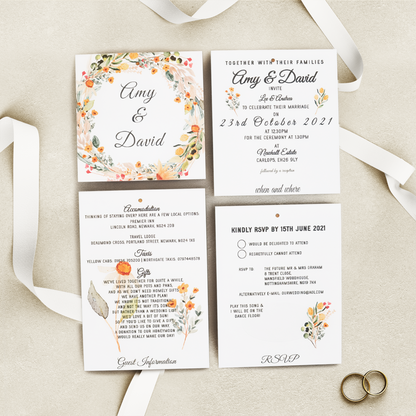 FURNACE - Classic Wedding Invitation Range