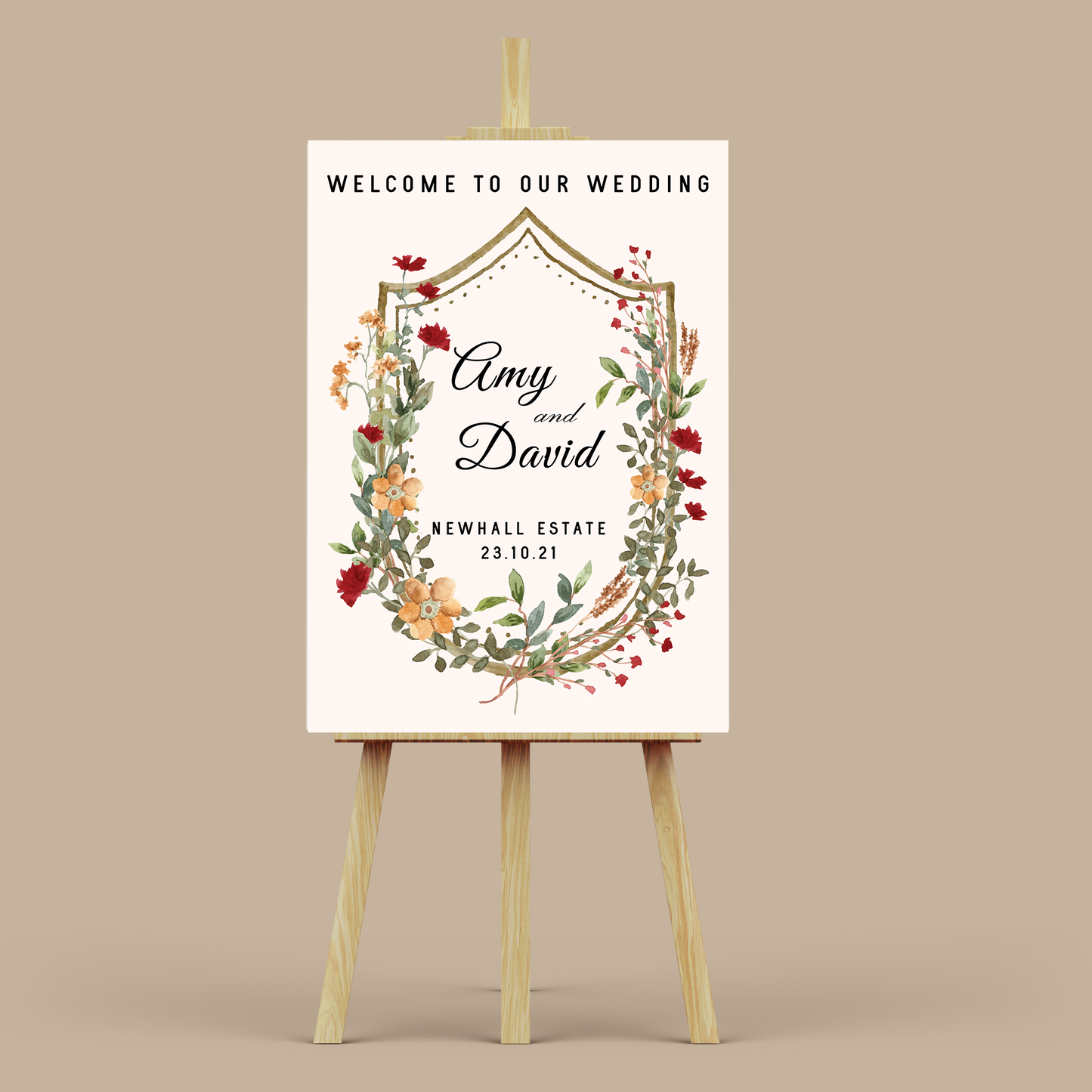 FURNACE - Wedding Welcome Sign