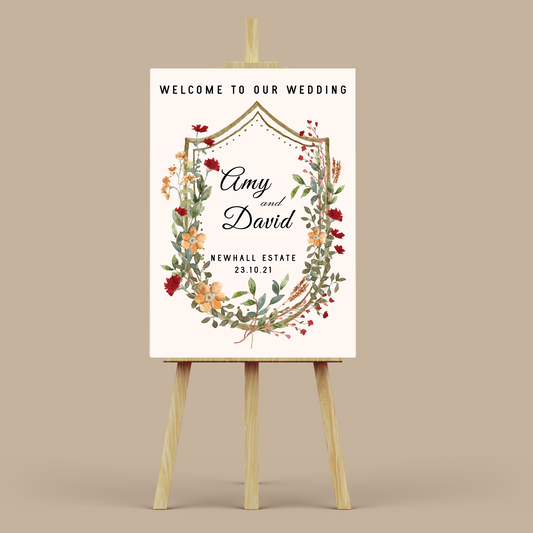 FURNACE - Wedding Welcome Sign