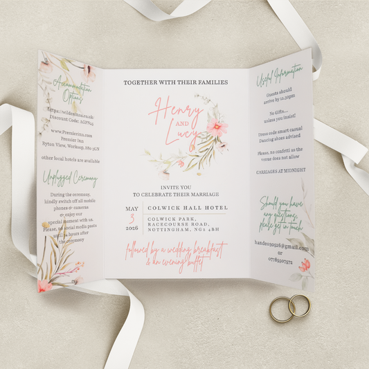 HETTY - Classic Wedding Invitation Range