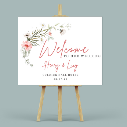 HETTY - Wedding Welcome Sign