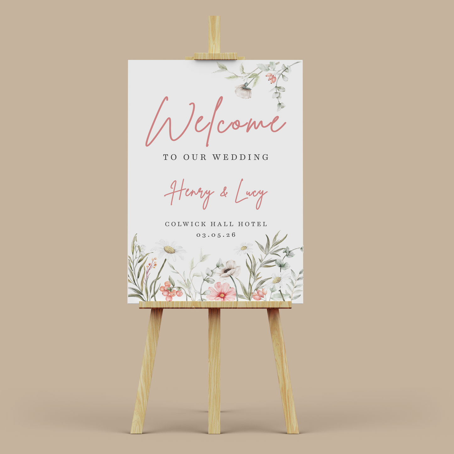 HETTY - Wedding Welcome Sign