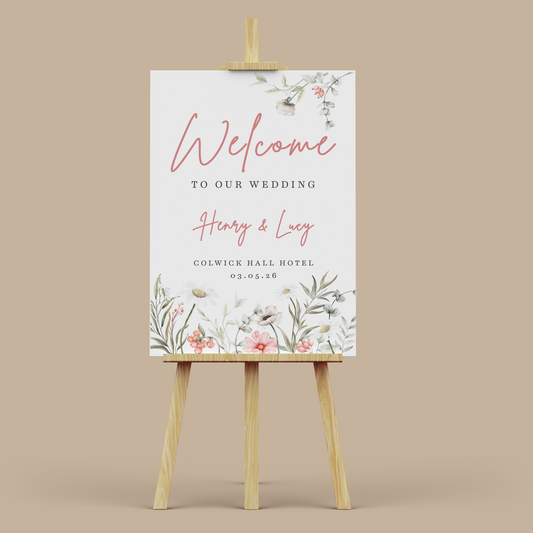 HETTY - Wedding Welcome Sign