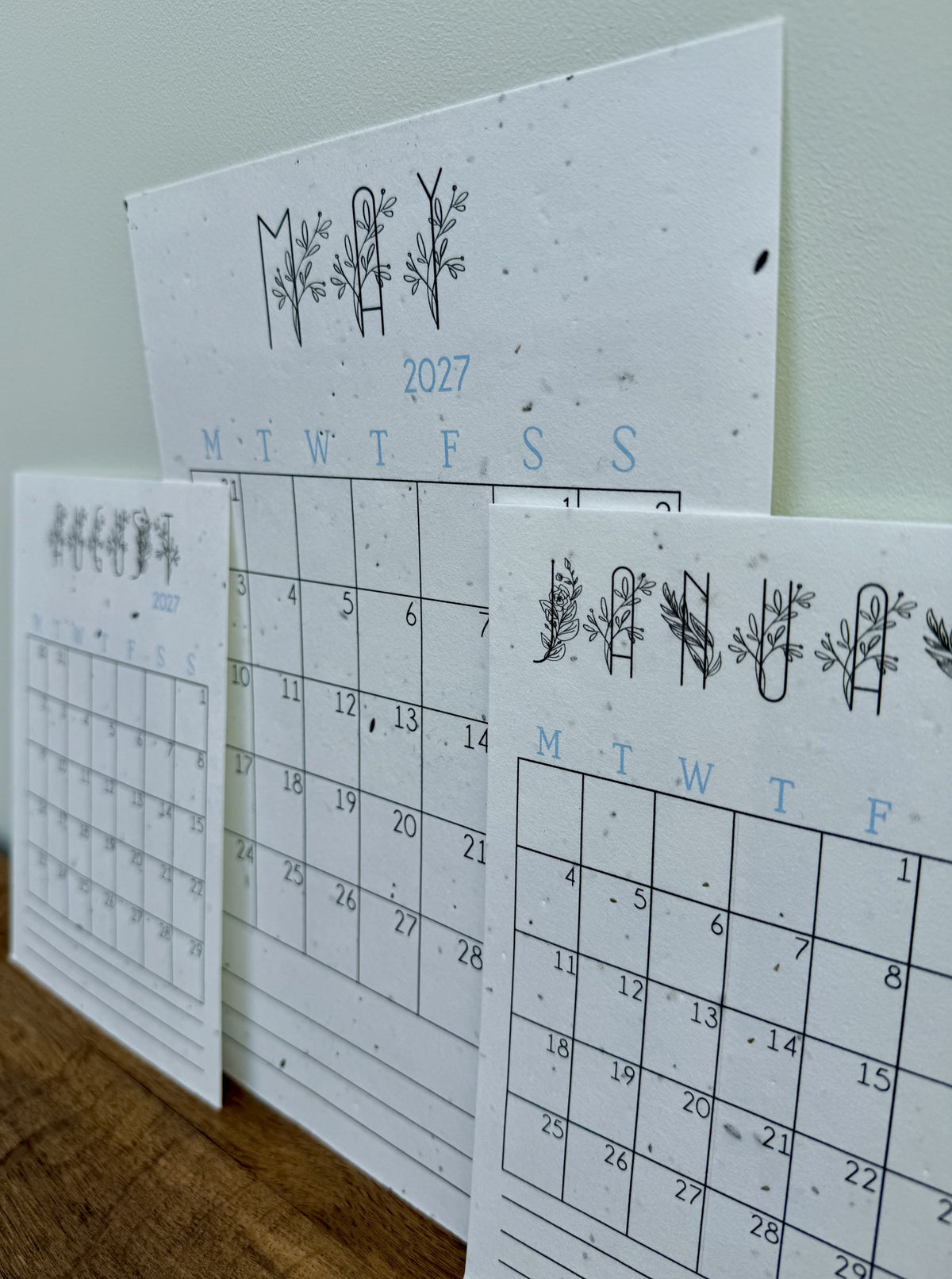 Plantable Calendar - Botanical Doodles