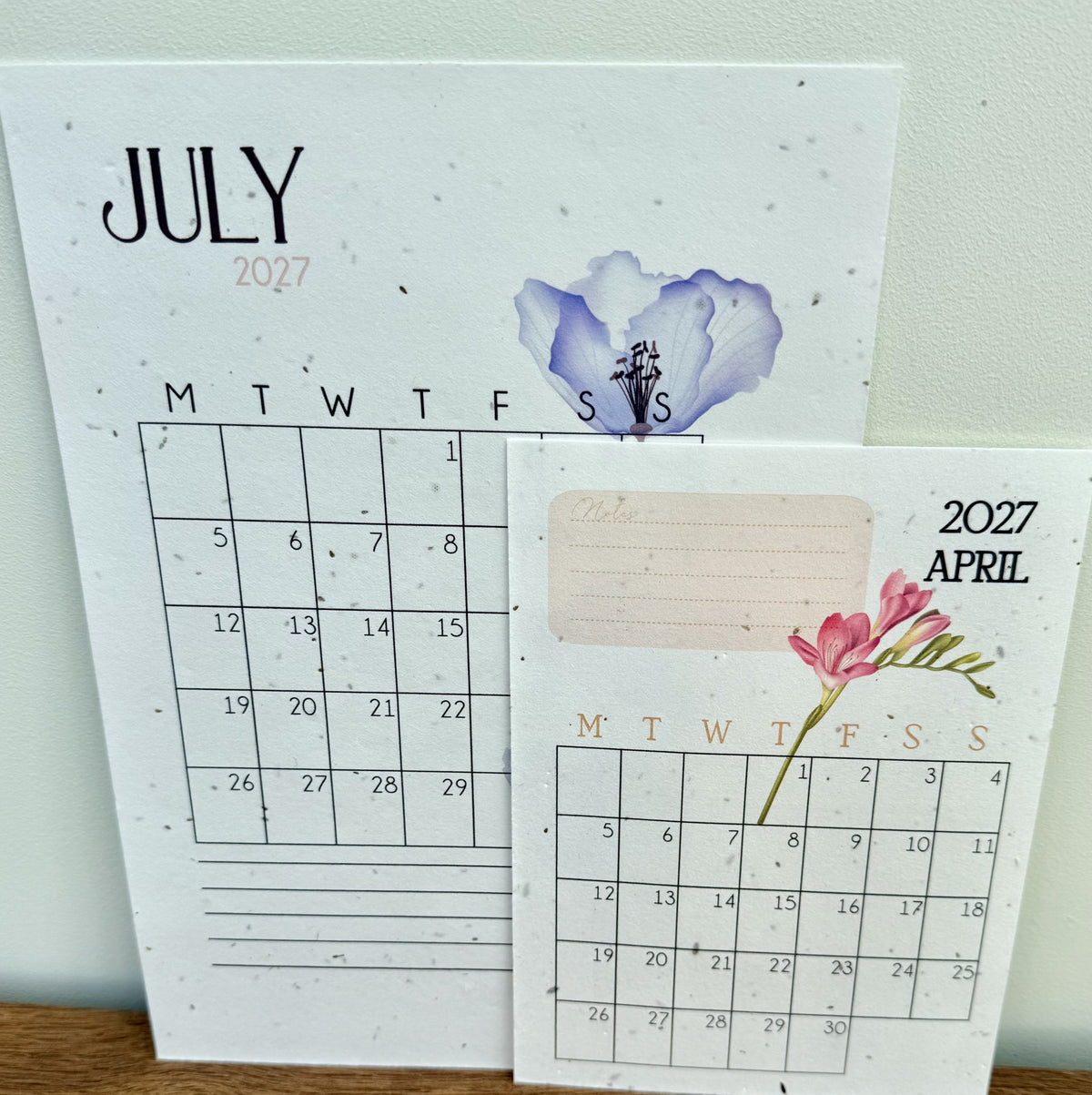 Plantable Calendar - Floral