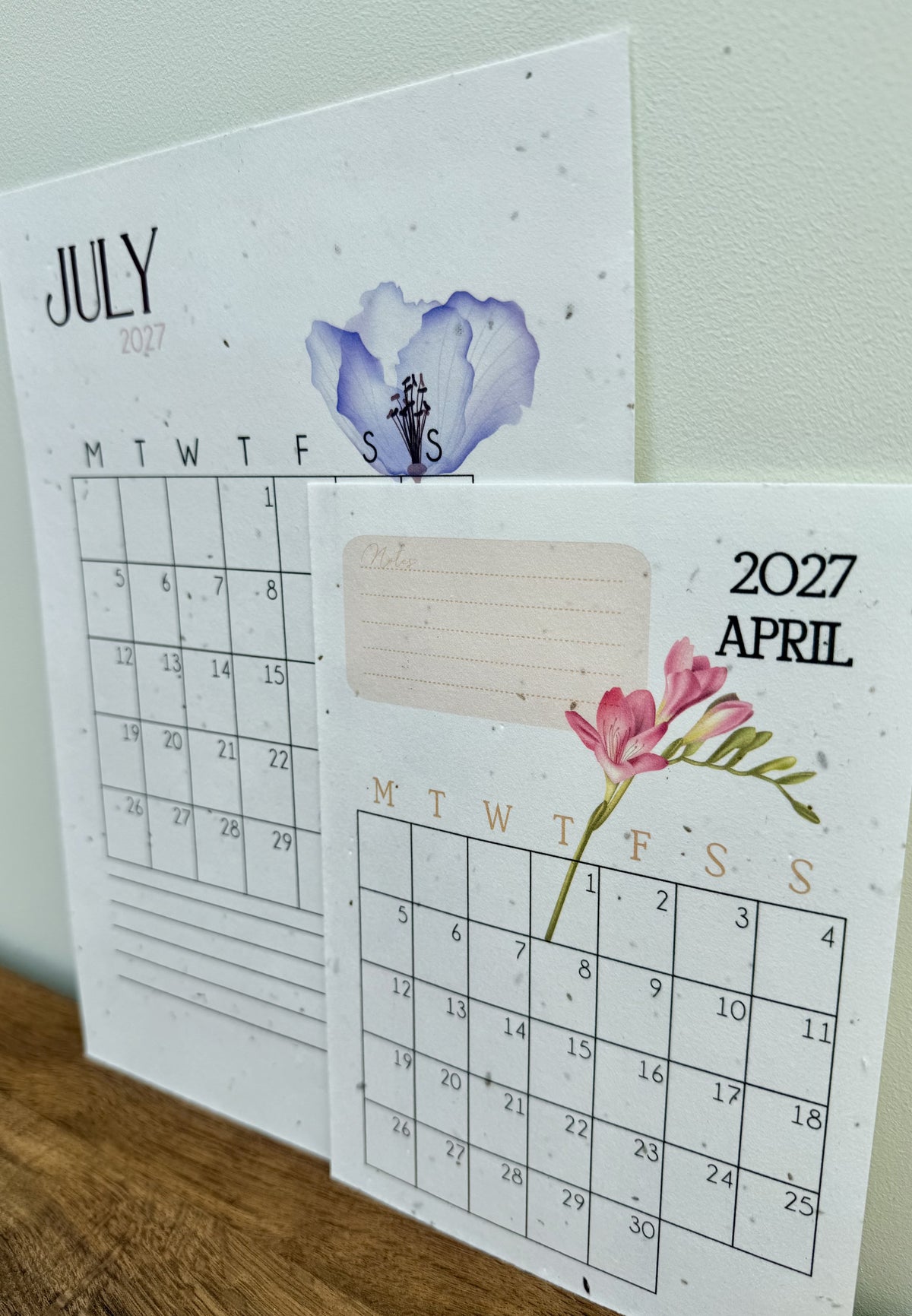Plantable Calendar - Floral