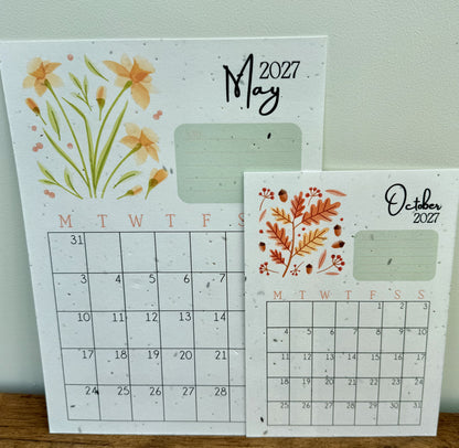 Plantable Calendar - Colourful