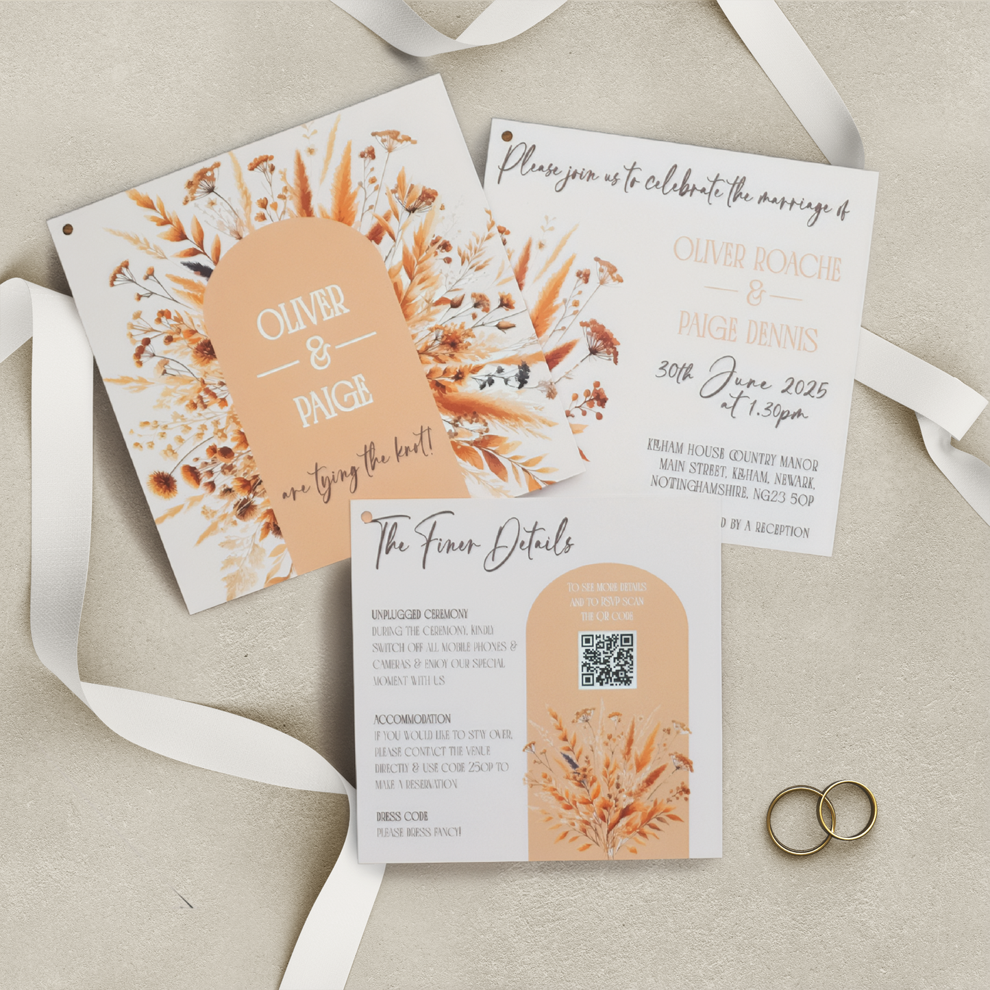 MILLIE - Classic Wedding Invitation Range
