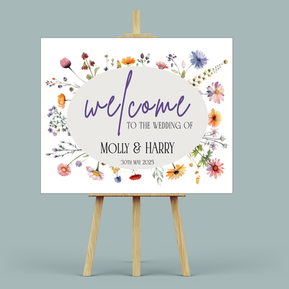 MOLLY - Wedding Welcome Sign