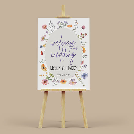 MOLLY - Wedding Welcome Sign