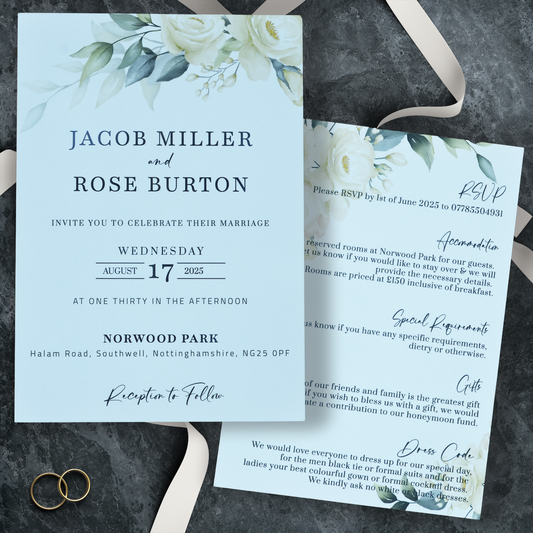 ROSE - Luxury Wedding Invitation Range