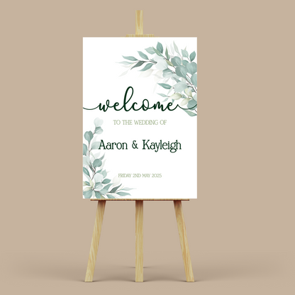 SHELDON - Wedding Welcome Sign
