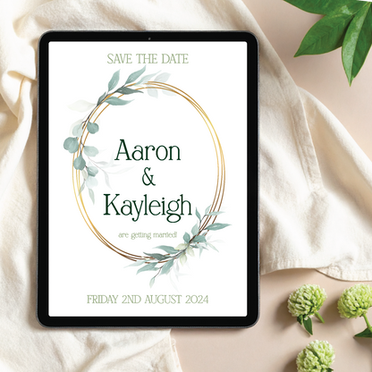 SHELDON - Digital Save the Date