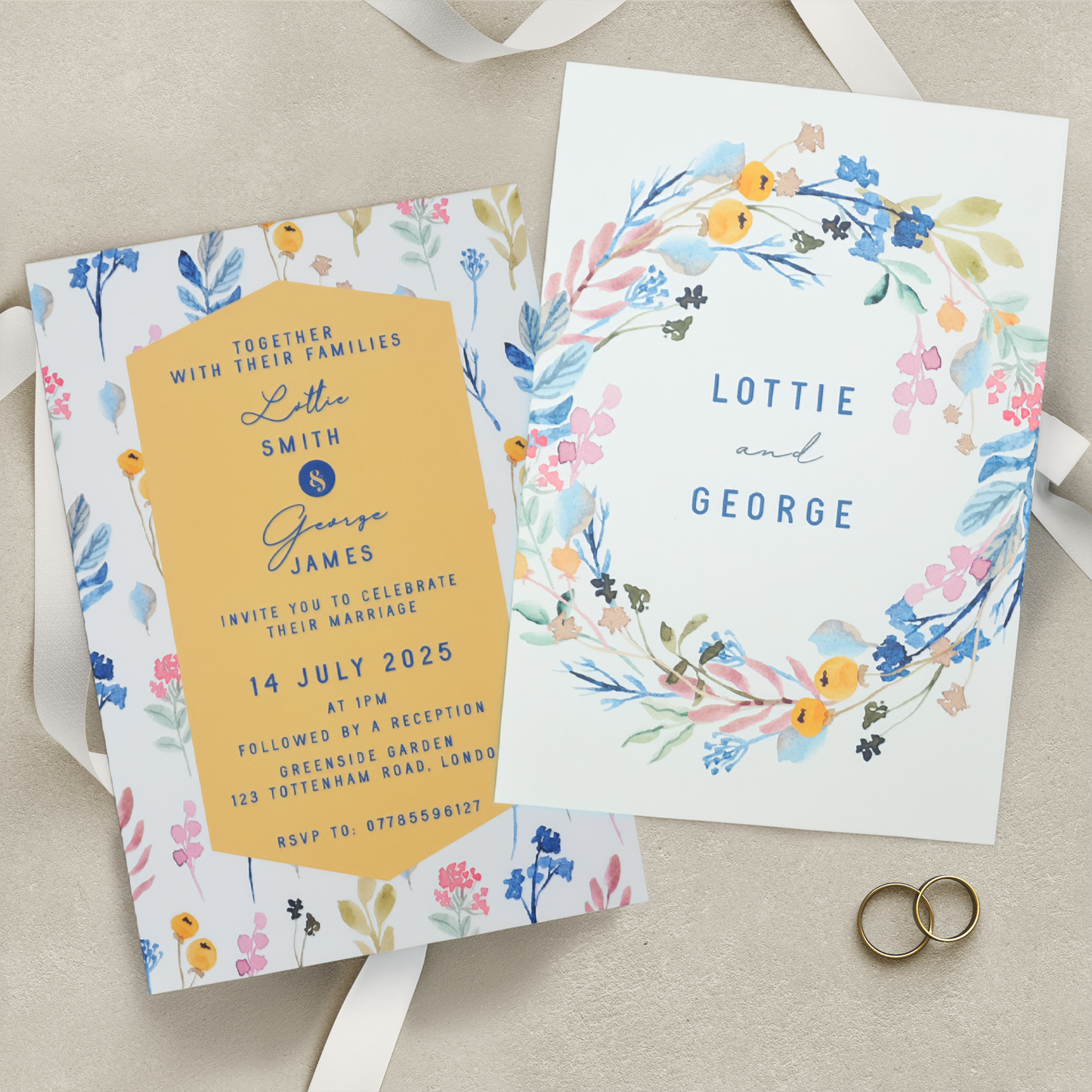 WALTER - Classic Wedding Invitation Range