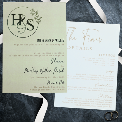 WINDSOR - Luxury Wedding Invitation Range
