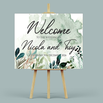 WOODSTOCK - Wedding Welcome Sign
