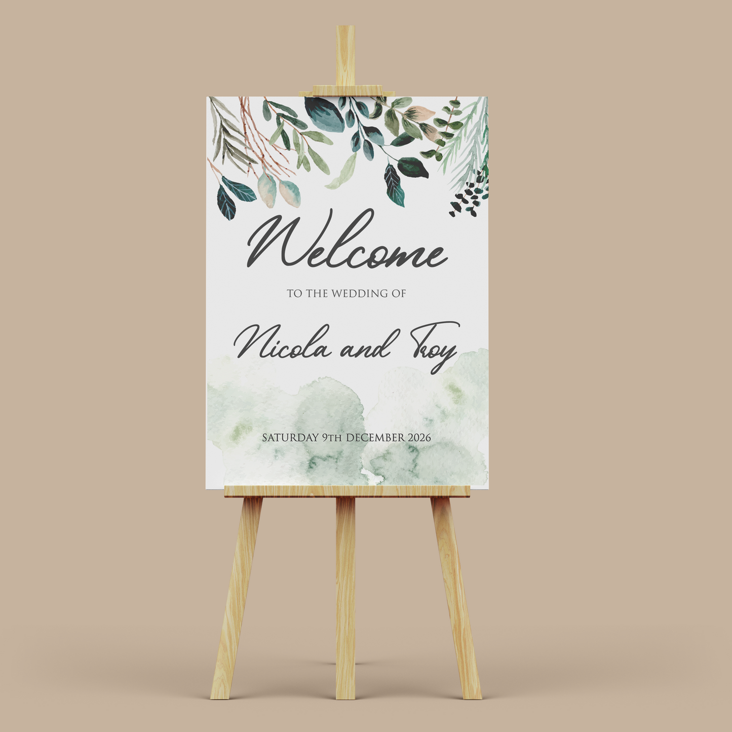 WOODSTOCK - Wedding Welcome Sign