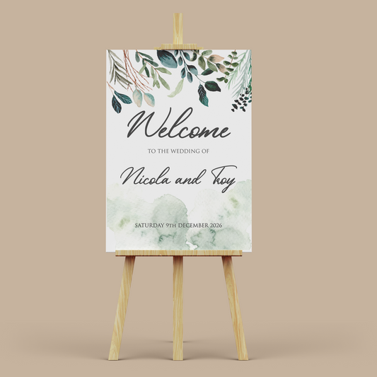 WOODSTOCK - Wedding Welcome Sign
